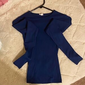 Garage blue Long Sleeve Top